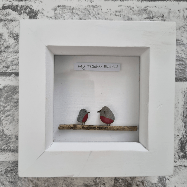 Irish, Hand Crafted, Pebble Art Gift for Teachers or S.N.A's 
